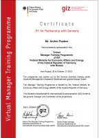 Сертификат Немецкого общества по международному сотрудничеству (лицевая сторона)